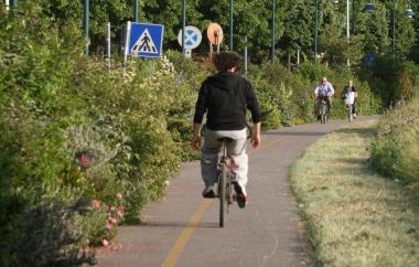 La pista ciclabile 