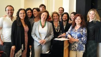 I giovani che hanno partecipato al seminario lirico