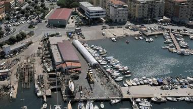 <b>ORMEGGI.</b> Larea portuale di Santo Stefano 