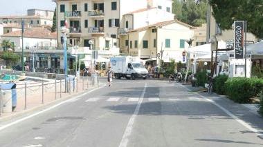 Il lungomare di Marina di Campo