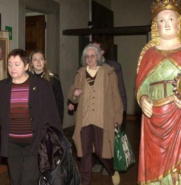 Visitatori al Museo civico 