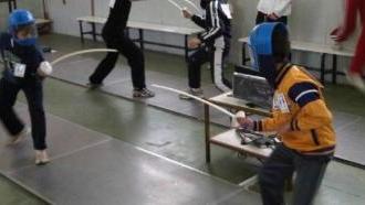<b>IN GUARDIA</b> Un momento del torneo interscolastico che ha visto la partecipazione di 130 alunni