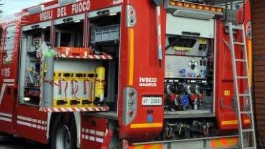 Un mezzo dei vigili del fuoco