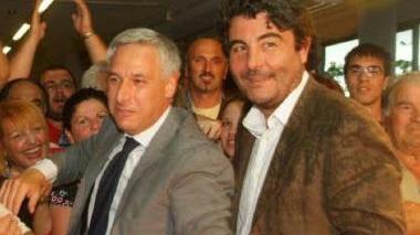 Il sindaco di Capannori Giorgio Del Ghingaro e il presidente della Provincia Stefano Baccelli (Vip)