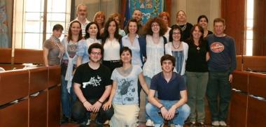 Il gruppo dei giovani volontari    