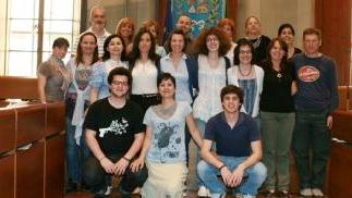 Il gruppo dei giovani volontari