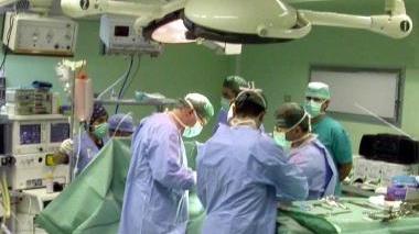 Un intervento in sala operatoria