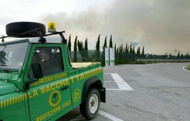 La donna &egrave; stata cercata dai volontari della Racchetta 