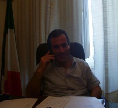 Il primo cittadino di Fauglia Carlo Carli