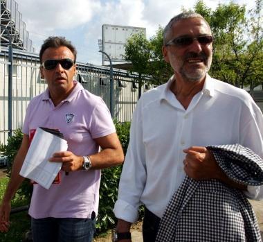 Il presidente Fabrizio Corsi insieme al direttore generale Pino Vitale 