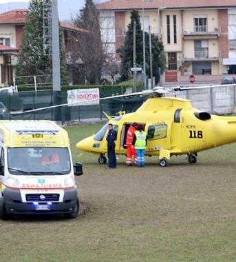 Elisoccorso in azione a Ponte 