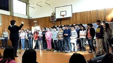 Prove del coro gospel alla scuola Ser Lapo Mazzei
