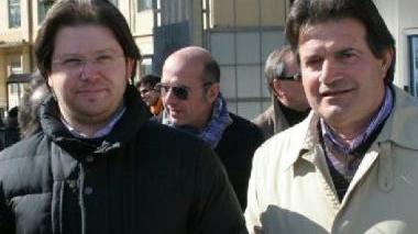 Il sindaco Alessandro Franchi con il presidente del Sei Rose Silvestro Polzella