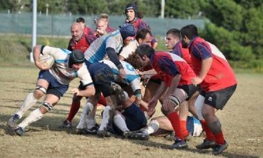 Il Rugby Cecina qui contro San Vincenzo 