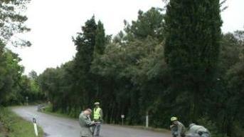 Controlli sulla via per il Gabbro