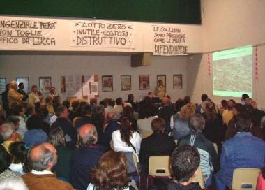 Oltreserchio, comitato contro protezione civile