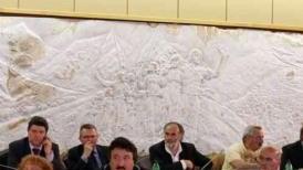 Un momento dell’incontro di ieri a Palazzo Ducale