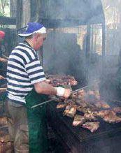 Una delle feste gastronomiche al parco 