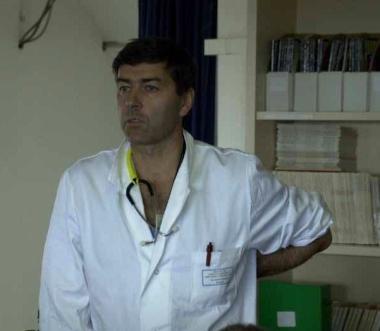 <b>MEDICO.</b> Bruno Murzi con il camice bianco 