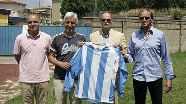 Nella foto lo staff della nuova societa: Ennio Pollastrini (direttore generale), Daniele Fanucci (direttore sportivo), Stefano Giusti (team manager) e Franco Romani (amministratore delegato)