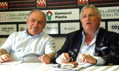 <b>VECCHI CAPITANI </b>Orazio Ferrari presidente arancione e Luciano Bozzi consigliere delegato: la loro esperienza e la passione per i colori arancioni saranno decisive  