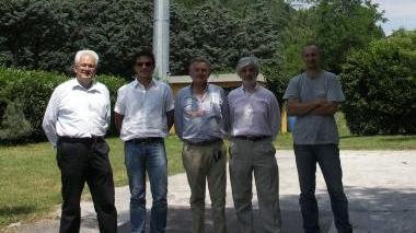 Il gruppo che ha lavorato al progetto Il primo a sin. è Del Fante Il terzo e il quarto sono Franco Affortunati e Guanci