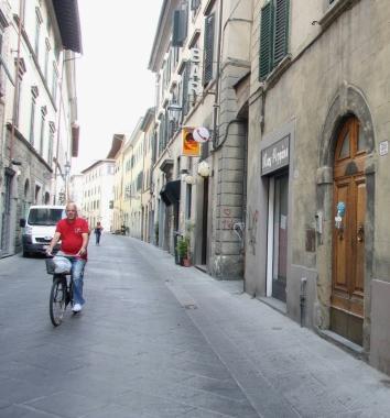 Uno scorcio di via Muzzi   