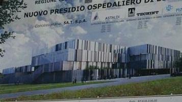 Il cartellone che annuncia l’avvio dei lavori (Vip)