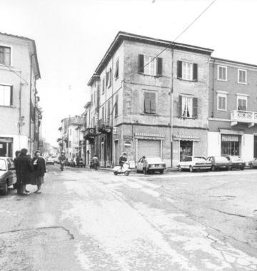 Una veduta del centro storico di Avenza 