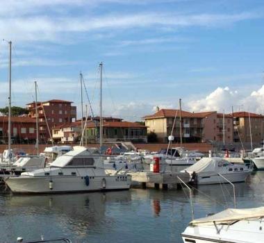 <b>SAN ROCCO.</b> Gli ormeggi nel canale 