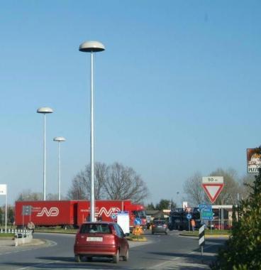Lampioni al rond&ograve; di Antraccoli 
