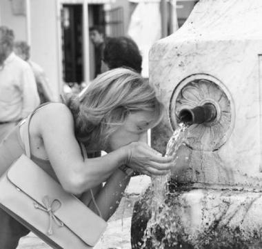Una fontana 