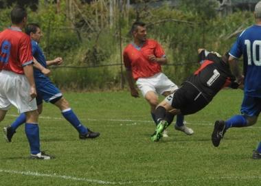 Una gara di calcio a sette 