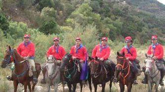 Primo raduno a Vernio dei garibaldini a cavallo