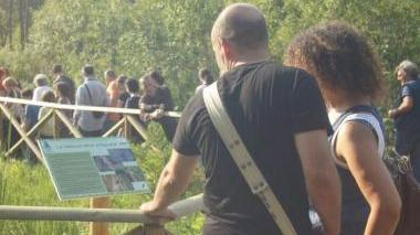 Un momento dell’inaugurazione