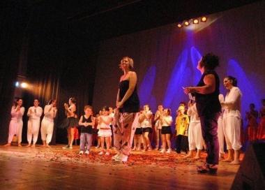 Alcuni momenti dello spettacolo Percorsi di donna       
