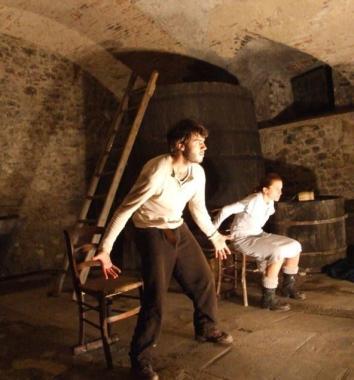 Una scena dello spettacolo Fiasco!!! del Kulturificio  