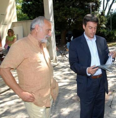 <b>PROTAGONISTI</b> Alfio Giomi con il sindaco Bonifazi A destra Andrew Howe e Oscar Pistorius 