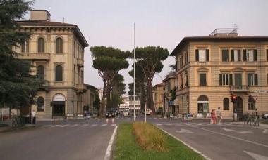 Il semaforo allesterno di Porta Elisa        