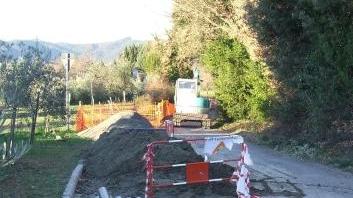 Un cantiere per il teleriscaldamento a Pomarance