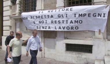 Ateneo, accordi non rispettati ricorso al giudice per le assunzioni