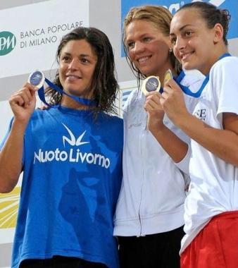 Chiara Boggiatto (la prima a sinistra) e Martina De Memme  
