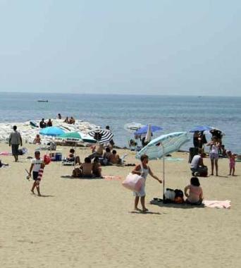 Un tratto di spiagga libera 