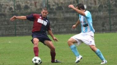 Francesco Andreoni (a sinistra) durante una partita del Camaiore nella passata stagione