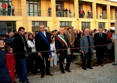 Un momento dellinaugurazione del Polo 