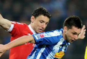 Bepi Pillon e Marc Pfertzel con la maglia del Bochum 