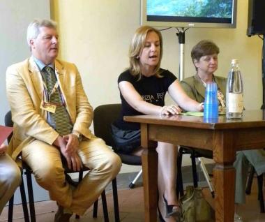 La presidente della Provincia Fratoni e il sindaco Gori 