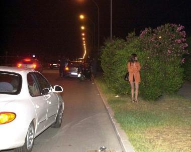 Sotto Simone Scalzo che guida il posto di polizia di Marina    