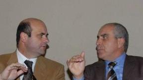 <b>FIDUCIA</b>. Il presidente Roberto Ferri (a sinistra) e il manager Ruggero Bagialemani (a destra)