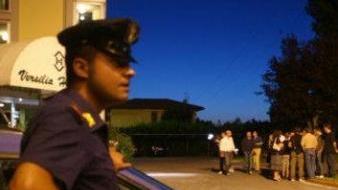 Una pattuglia della polizia